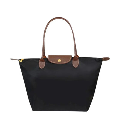 Top-Handle Bag Structured Reinforced Handle Multi-Compartment
