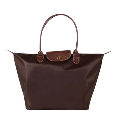 Top-Handle Bag Structured Reinforced Handle Multi-Compartment