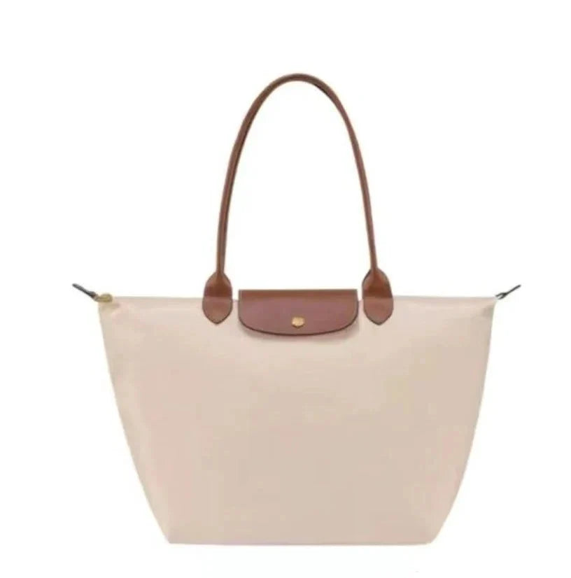 Top-Handle Bag Structured Reinforced Handle Multi-Compartment