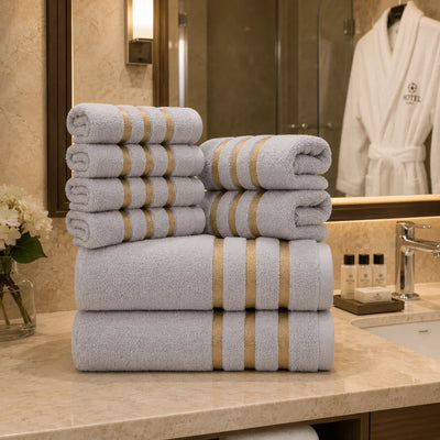 Towel Set Soft Absorbent 8-Piece Set