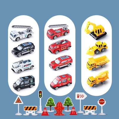 Toy Airplane Playset Light-Up Engines & Sound Effects