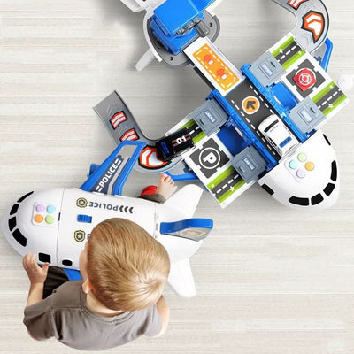 Toy Airplane Playset Non-Toxic ABS Three Vehicles