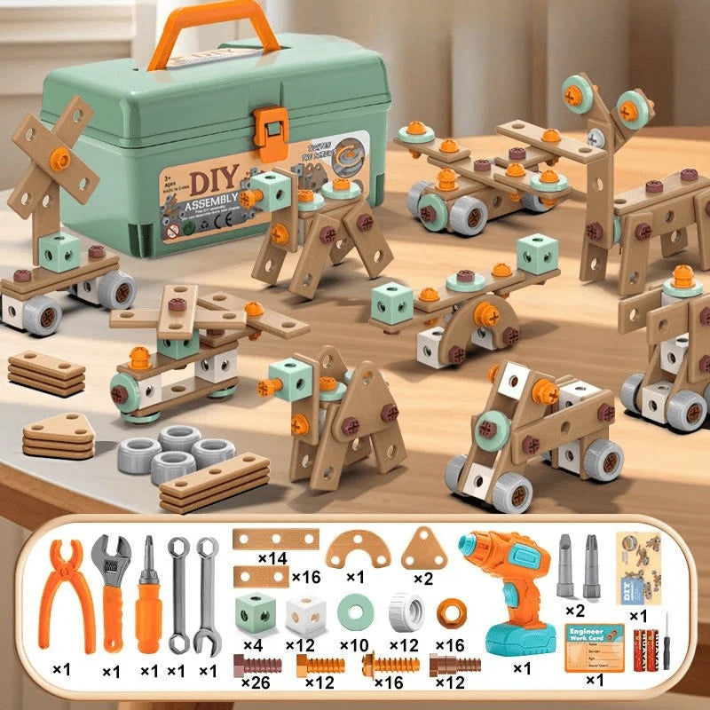 Toy Tool Set ABS Plastic Pretend Play