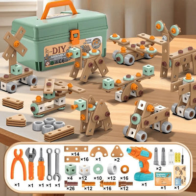 Toy Tool Set ABS Plastic Pretend Play