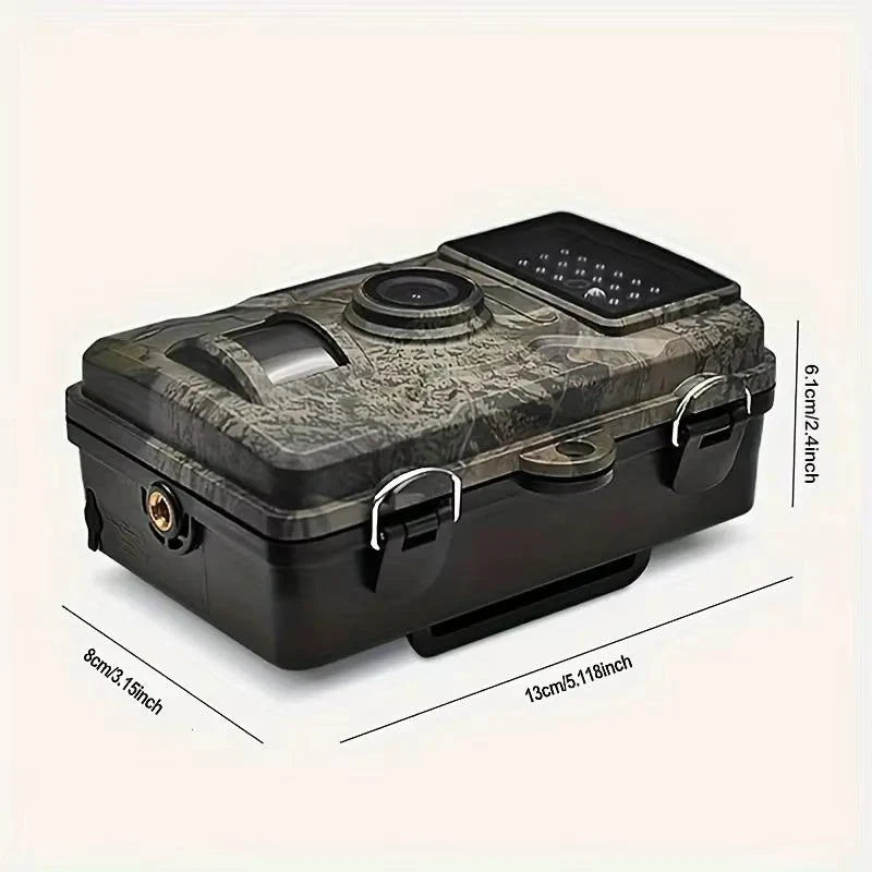 Trail Camera 16MP 1080P No-Glow Infrared Night Vision