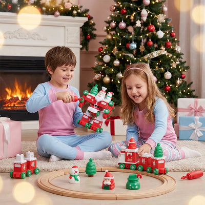 Train Toy 2-In-1 Tool-Free Glowing Lights