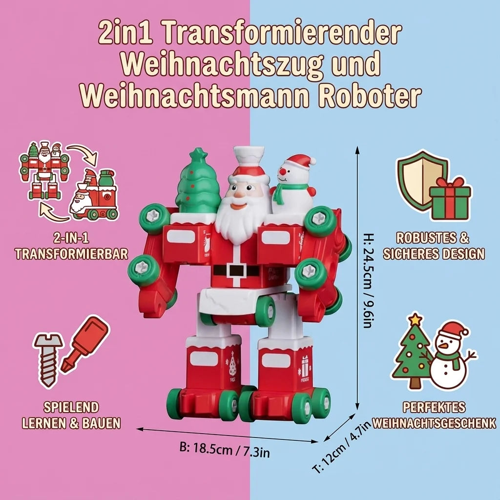 Train Toy 2-In-1 Tool-Free Glowing Lights