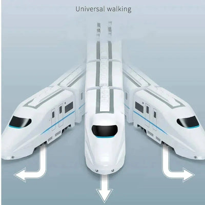 Train Toy Automatic Bump-And-Go 4 Detachable Cars
