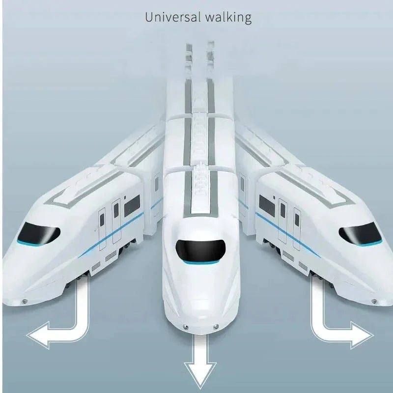 Train Toy Automatic Bump-And-Go 4 Detachable Cars