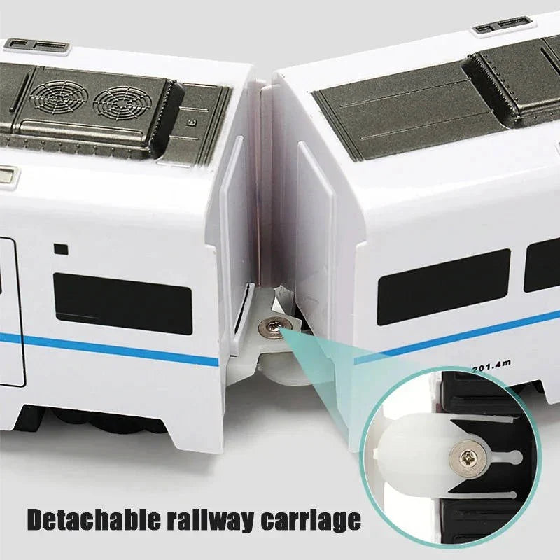 Train Toy Automatic Bump-And-Go 4 Detachable Cars
