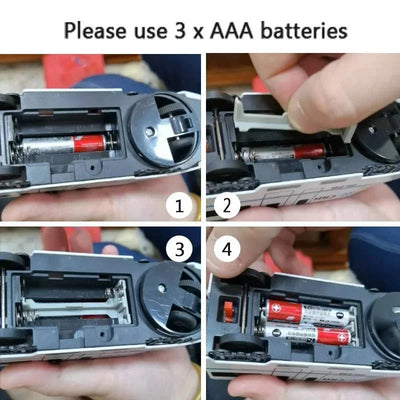 Train Toy Automatic Bump-And-Go 4 Detachable Cars