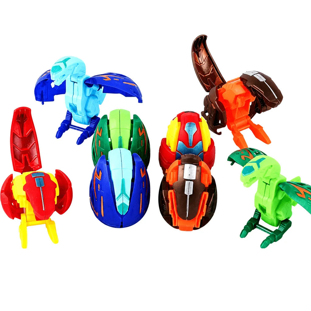 Transforming Dinosaur Toy 2-In-1 Egg Design Movable Joints