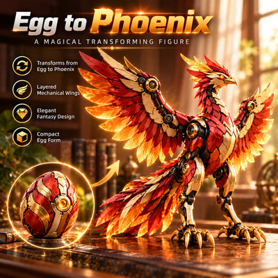 Transforming Figure 2-in-1 Mechanical Egg Design