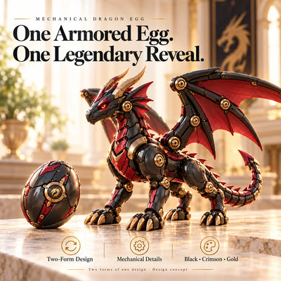Transforming Figure 2-in-1 Mechanical Egg Design