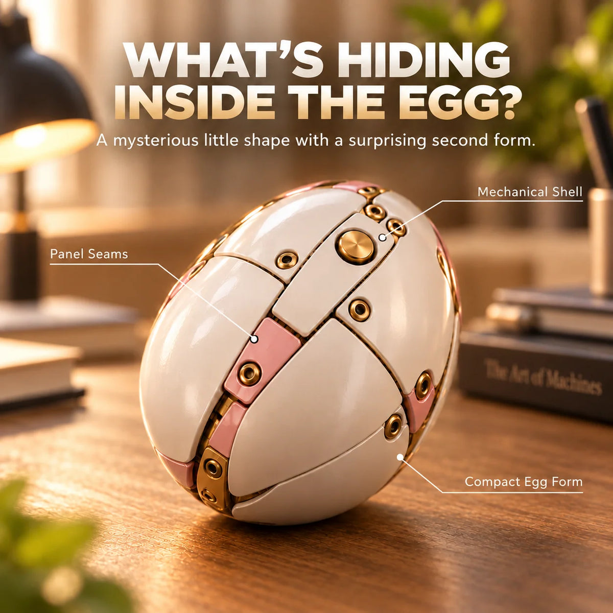 Transforming Figure 2-in-1 Mechanical Egg Design