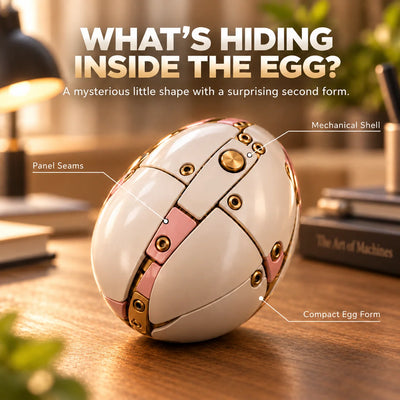 Transforming Figure 2-in-1 Mechanical Egg Design