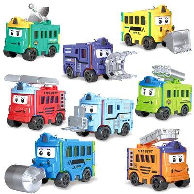 Transforming Toy Car Foldable Dual-Mode Durable Plastic
