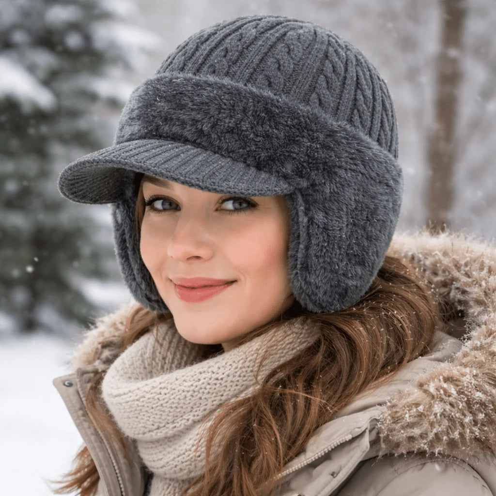 Trapper Hat Double-Layer Insulated Windproof Ear Flaps