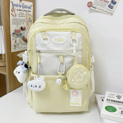 Travel Backpack Multiple Compartments Padded Shoulder Straps