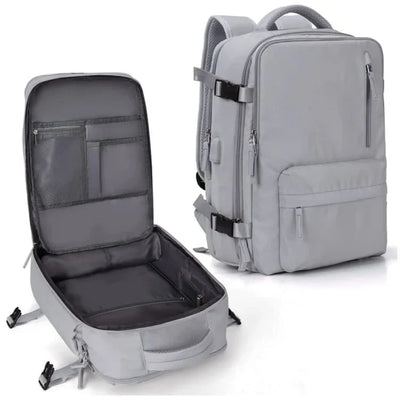 Travel Backpack Water Repellent USB Port Padded Laptop Sleeves