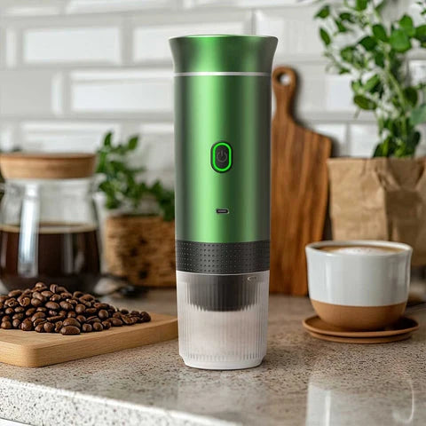 Travel Coffee Maker One-Button Wireless Compact