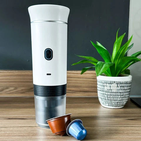 Travel Coffee Maker One-Button Wireless Compact