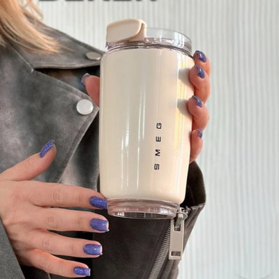 Travel Cup Stainless Steel Leakproof Lid Hot And Cold Insulated 12 Hours