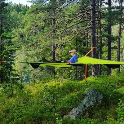 Triangle Hammock Three-Point Suspension Nylon Spacious
