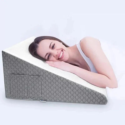 Triangle Wedge Pillow Contoured Support Removable Washable Cover