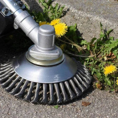 Trimmer Attachment Rotary Wire Brush 1 Inch Center Hole