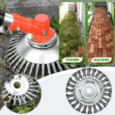 Trimmer Head Braided Carbon Steel Tool-Free Universal Fit