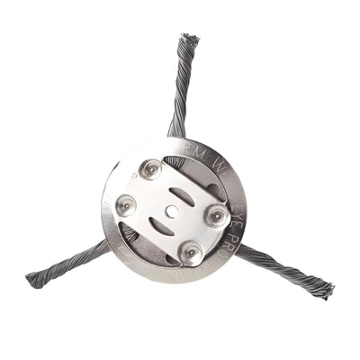 Trimmer Head Stainless Steel Wire Brush Weed & Rust Removal