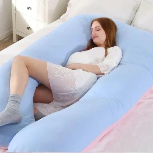 U-Shaped Full Body Pillow Adjustable Shredded Memory Foam