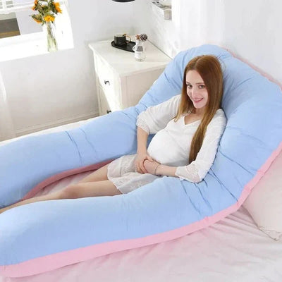 U-Shaped Full Body Pillow Adjustable Shredded Memory Foam