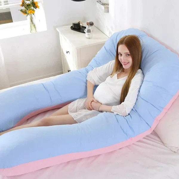 U-Shaped Full Body Pillow Adjustable Shredded Memory Foam