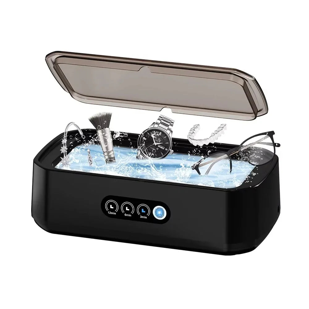 Ultrasonic Jewelry Cleaner 49 kHz Stainless Steel Tank