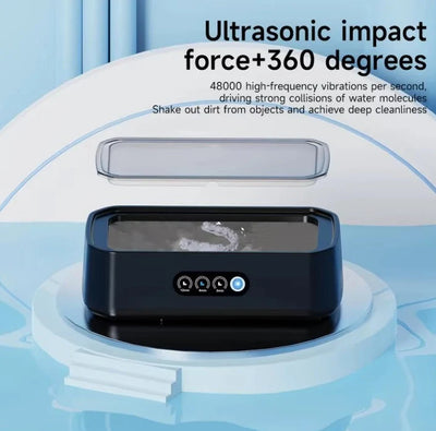 Ultrasonic Jewelry Cleaner 49 kHz Stainless Steel Tank