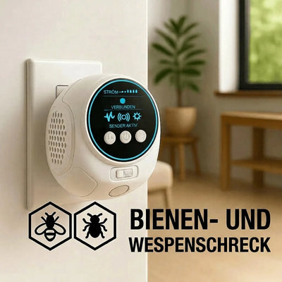 Ultrasonic Pest Repeller 4-Speaker Coverage Plug-In Chemical-Free