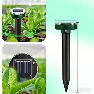Ultrasonic Rodent Repellent Solar-Powered Variable Frequency