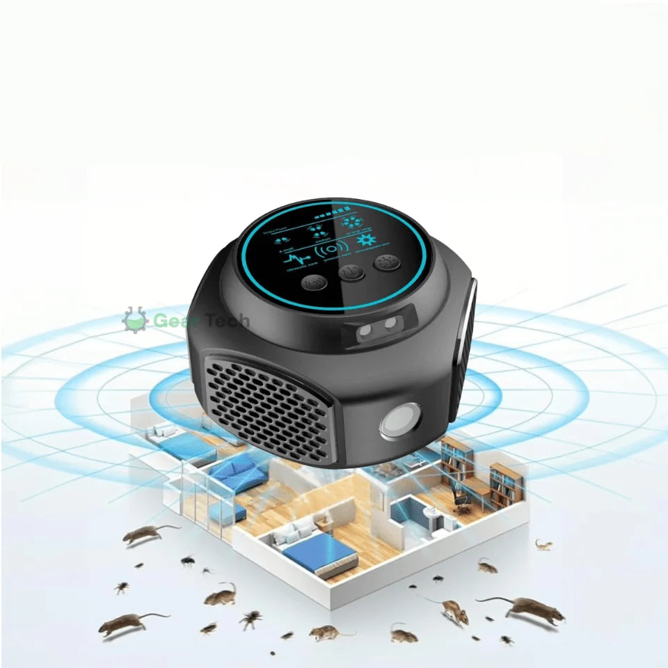 Ultrasonic Rodent Repeller Plug-In 3,200 Sq Ft Coverage