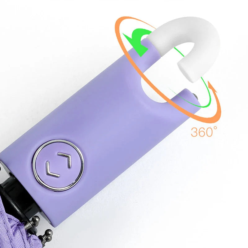 Umbrella Automatic Open 360° Rotating Handle Water-Repellent