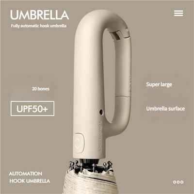 Umbrella Wind-Resistant Automatic Compact Travel Size
