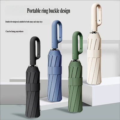 Umbrella Wind-Resistant Automatic Compact Travel Size
