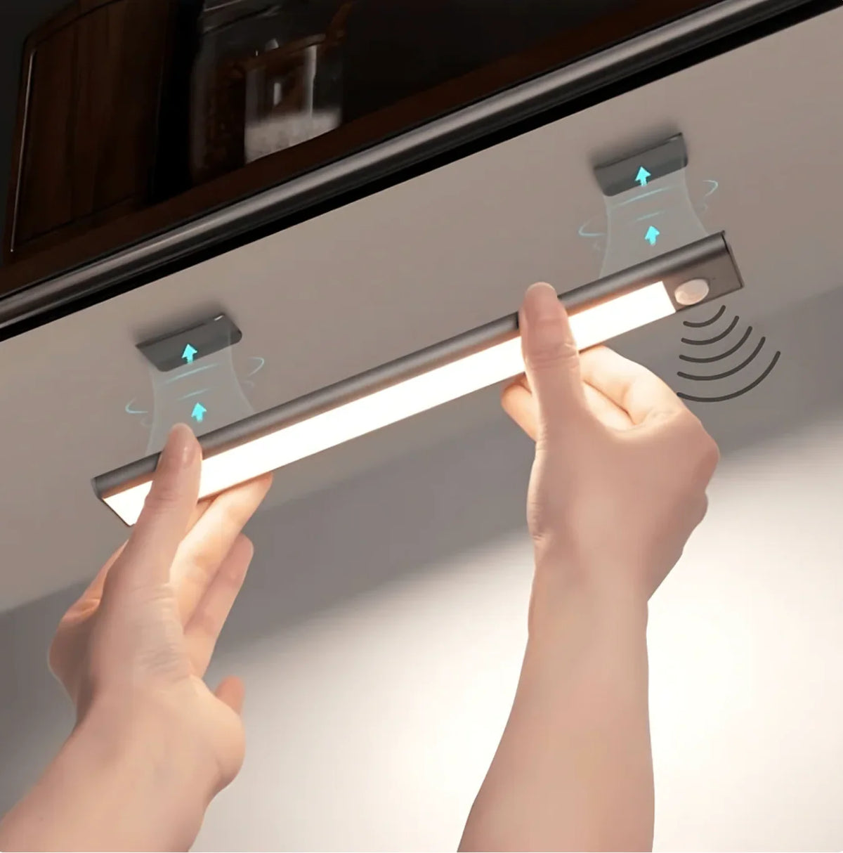 Under-Cabinet LED Light Motion Sensor Rechargeable Battery