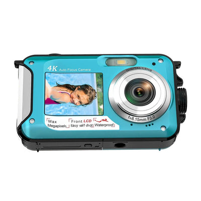 Underwater Camera 4K 64MP Waterproof to 16 Feet