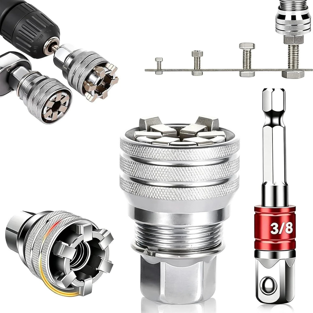Universal Socket Adjustable 10-19 mm Chrome Vanadium