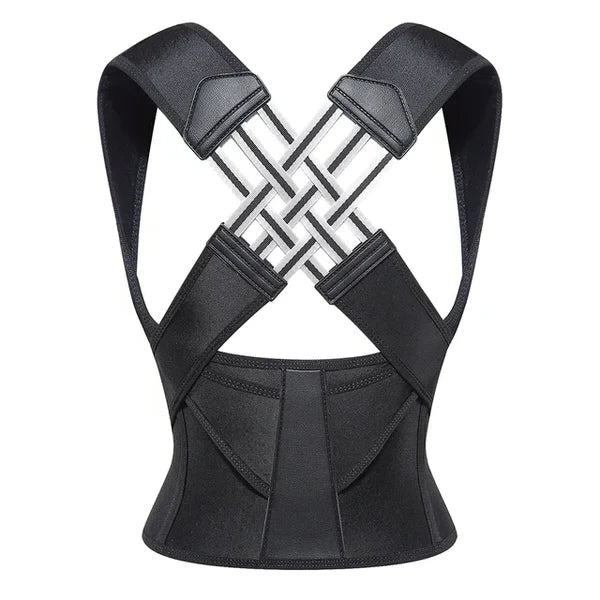 Upper Back Brace Adjustable Straps & Discreet Fit