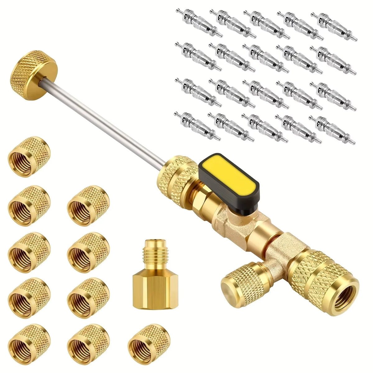 Valve Core Tool Dual Port Heavy Duty Metal