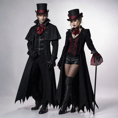 Vampire Costume Adult Classic Halloween Style