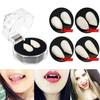 Vampire Teeth Caps Thermo-Activated Custom Fit Natural Shade
